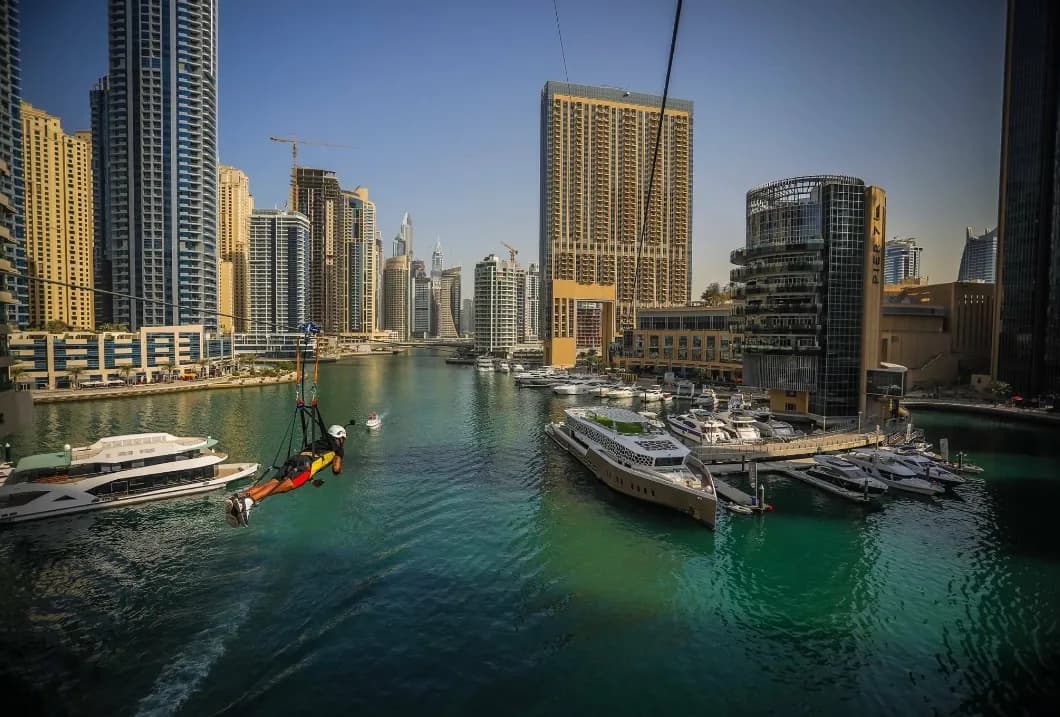 XLine Dubai Marina – The Longest Urban Zipline in The World - Image 3