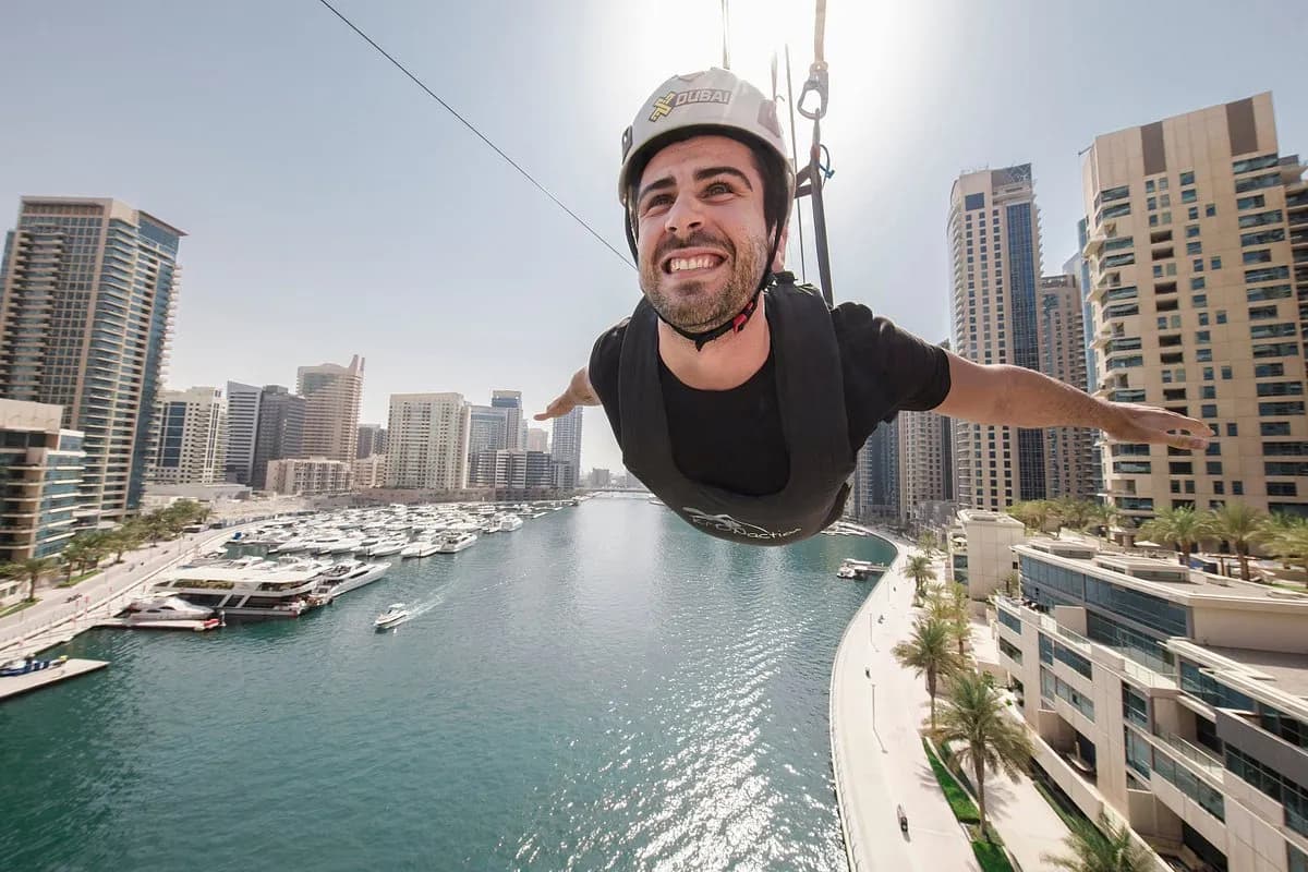 XLine Dubai Marina – The Longest Urban Zipline in The World - Image 5